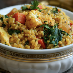 a delicious looking bowl of indian grain soup