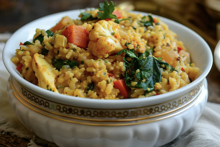 a delicious looking bowl of indian grain soup